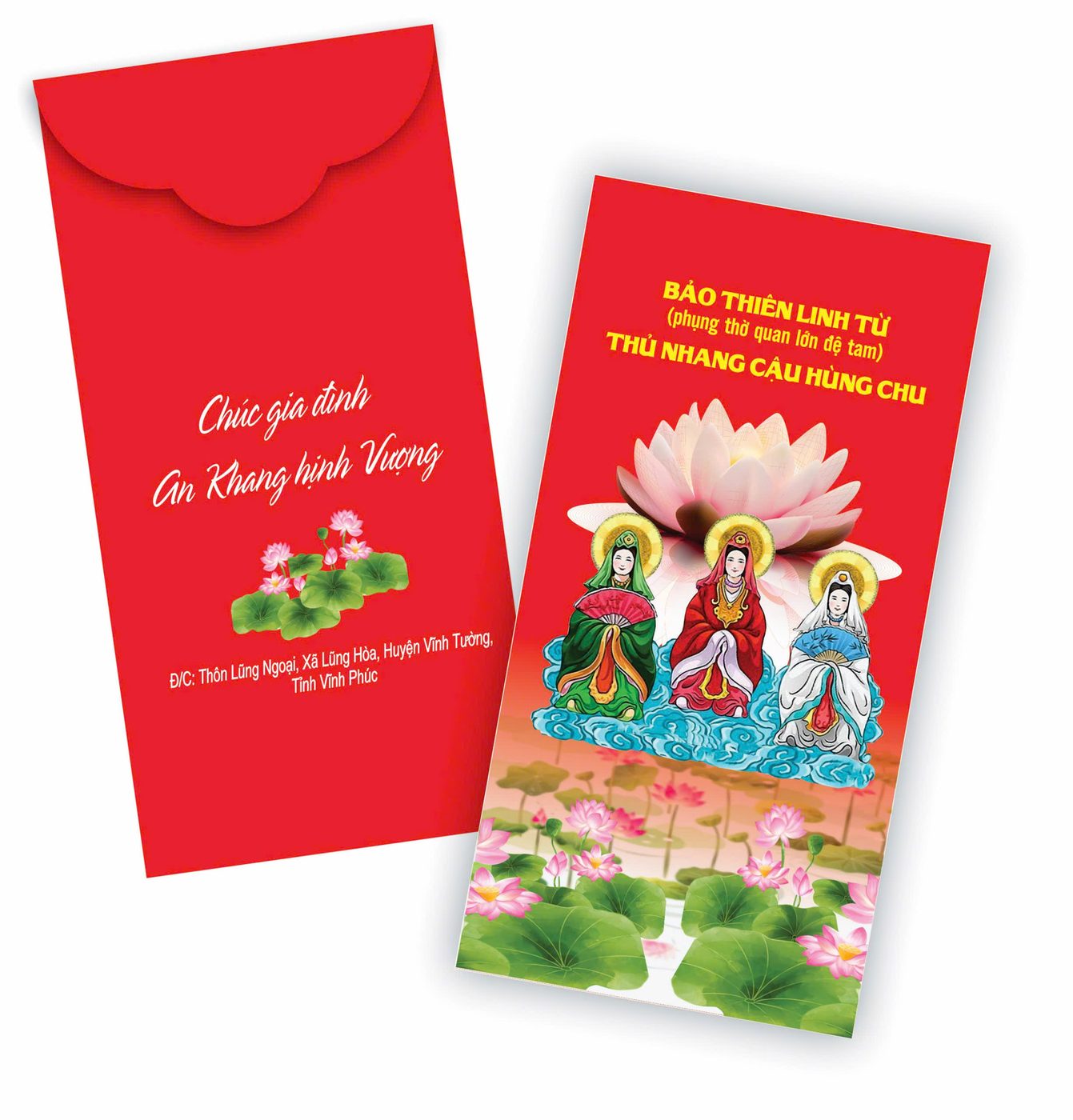 Bao lì xì Bảo Thiên Linh Từ Quan Âm