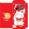 Bao lì xì tết - Mèo may mắn tài lộc