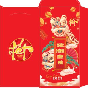 Bao lì xì tết - Múa lân chúc mừng năm mới Quý Mão 2023