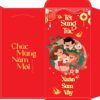 Bao lì xì tết - Tết sung túc xuân sum vầy