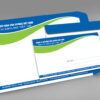 Bao thư A4 in logo nền xanh dương xanh lá 12430