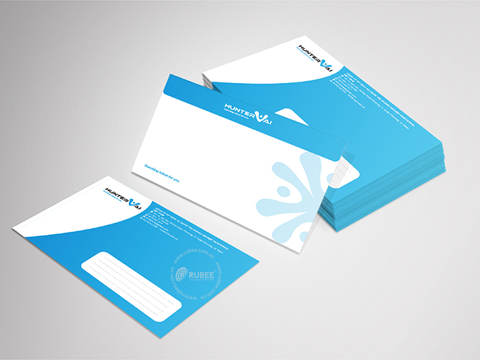 Bao thư DL màu xanh dương in logo số lượng lớn 12435