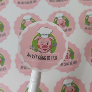 Tem tròn Ăn Vặt Cùng Bé Heo
