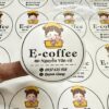 Tem tròn E-coffee Nguyễn Văn Cừ