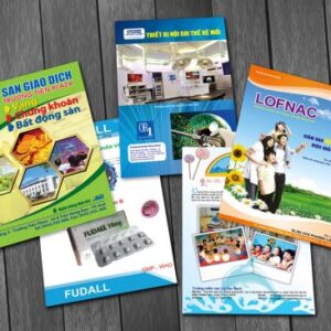 Tờ rơi nhiều lĩnh vực thiết kế theo yêu cầu 12459