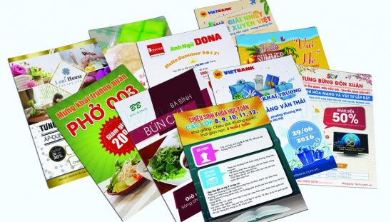 Tờ rơi nhiều loại quảng cáo đa lĩnh vực 12461
