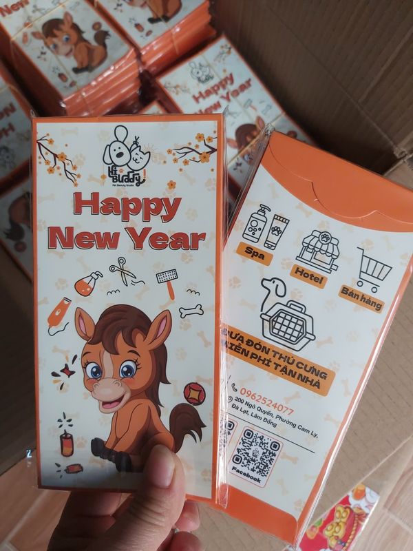 Bao lì xì Hi Buddy Pet năm ngựa