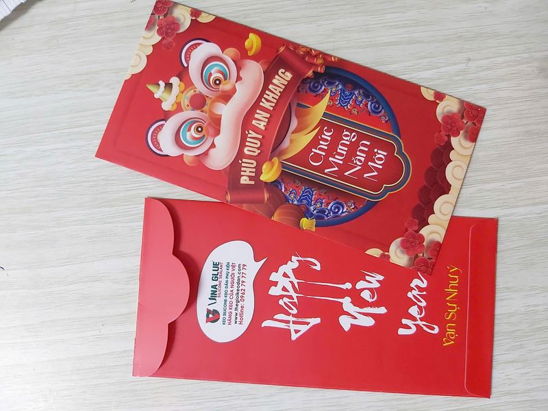 Bao lì xì Vina Glue in tại xưởng An Bình
